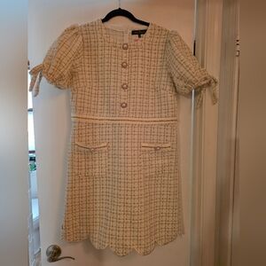 Simply Southern Cream and Gold Dress